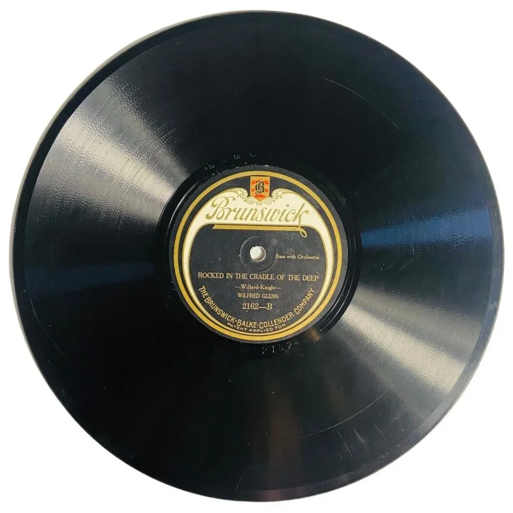Wilfred Glenn - Asleep In The Deep / Rocked In The Cradle - 2162 Brunswick 10" - Picture 3 of 4